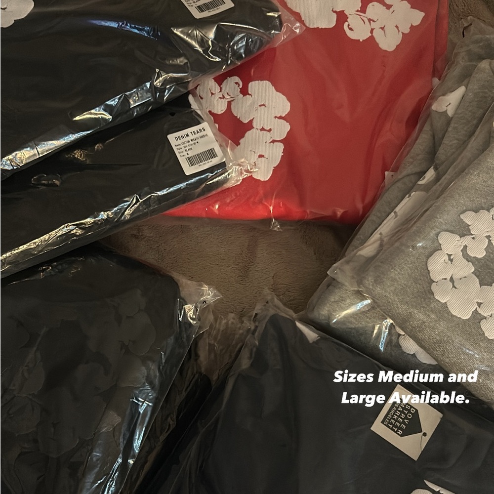 Denim Tears- Black, Black white, Red, Gray, and Navy